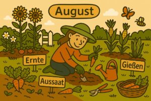 Der Garten im August