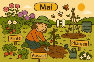 Der Garten im Mai
