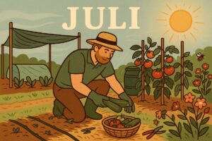 Garten im Juli
