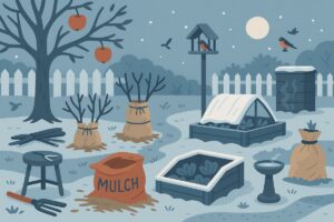 Garten im Dezember