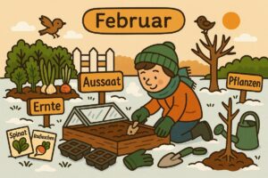 Garten im Februar