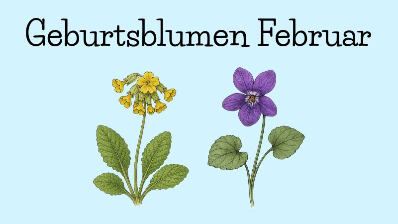 Geburtsblumen Februar
