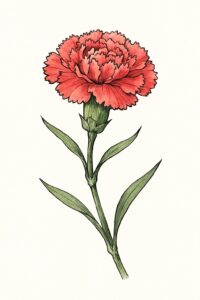Monatsblume Januar: Die Nelke