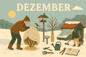 Garten im Dezember