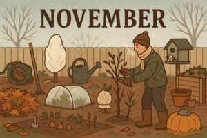 Garten im November