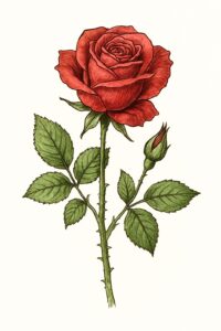 Geburtsblume Juni: Rose