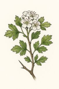 Geburtsblume Mai: Weißdorn