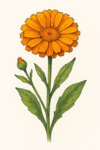 Geburtsblume Oktober: Ringelblume