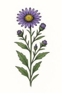 Geburtsblume September: Aster