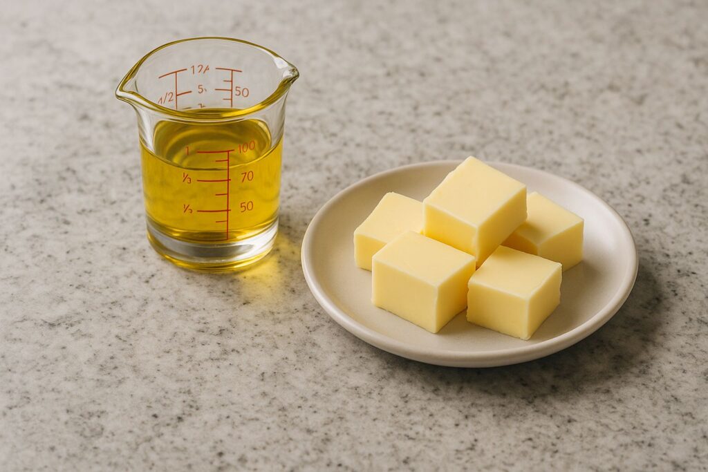 Butter statt Öl umrechnen