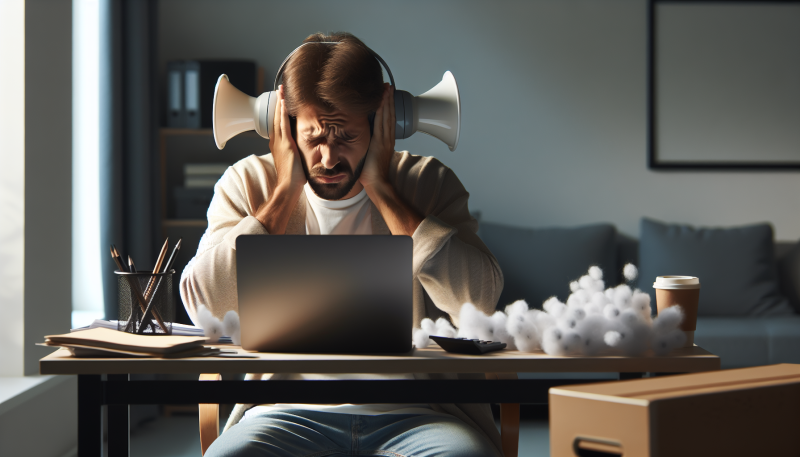 Die besondere Belastung durch Lärm im Homeoffice
